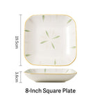 Spring Leaves Dinnerware Set
