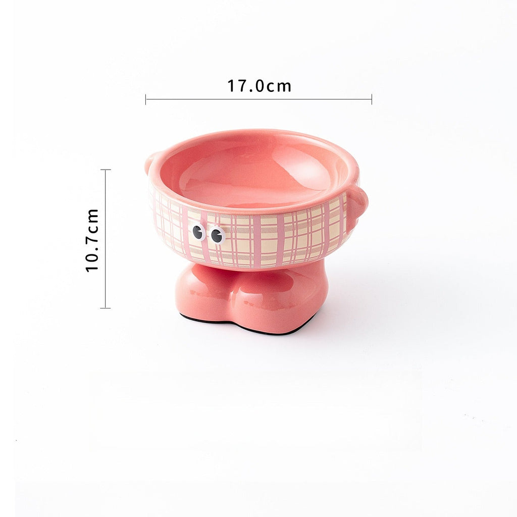 Tartan Little Monster Pet Bowl