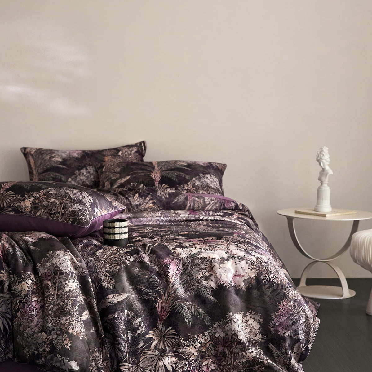 Savona Moonlit Canopy Botanical Egyptian Cotton Bedding Set