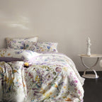 Lunaria Floral Garden Egyptian Cotton Bedding Set