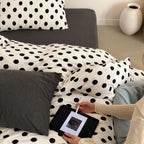 Retro Polka Dots Bedding Set