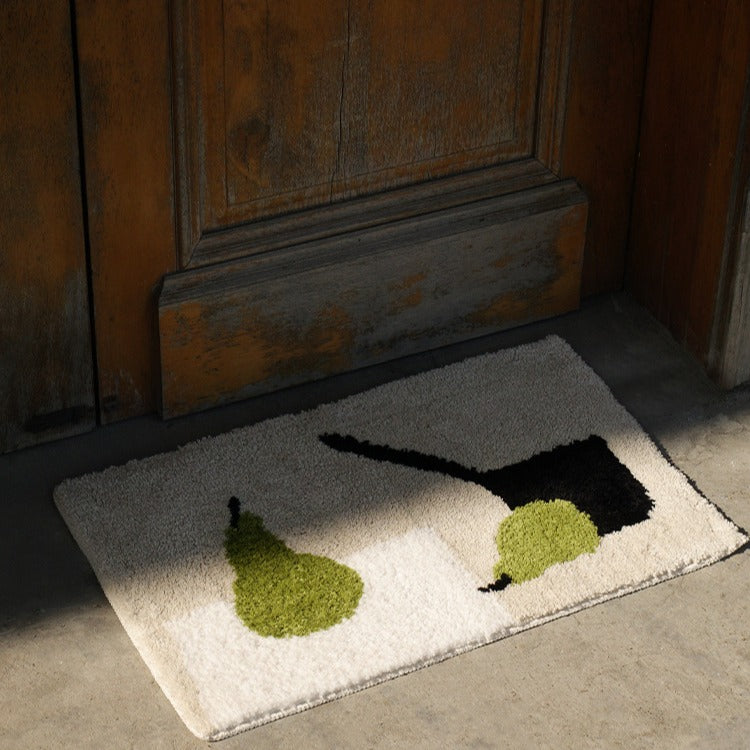 Green Pear Bath Mat