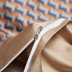 Marcella Chevron Printed Luxury Egyptian Cotton Bedding Set