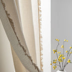 Waffle Tassel Curtain