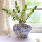 Blue Countryside Ceramic Vase