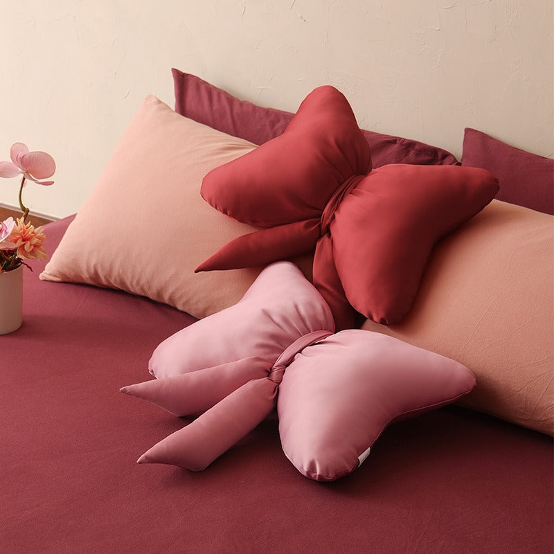 Bow - Tied Butterfly Cushion