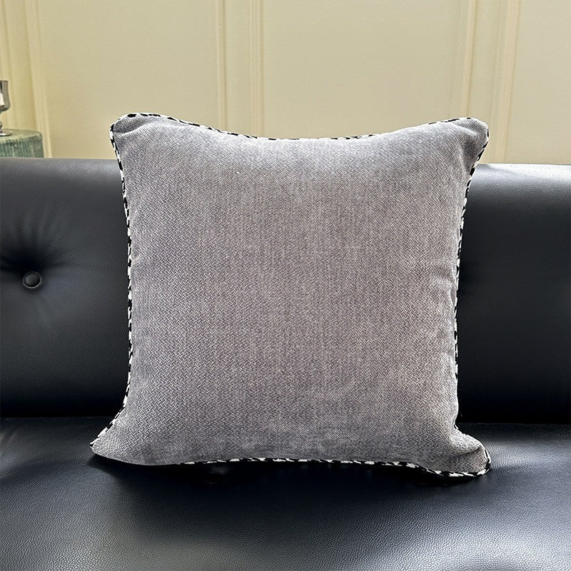 Whipstitch Chenille Cushion