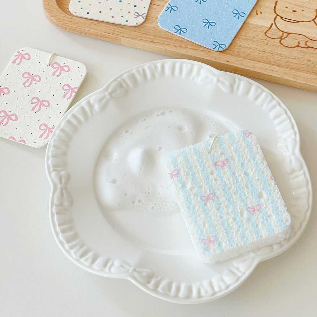 Ribbon Cutie Dish Sponge Set
