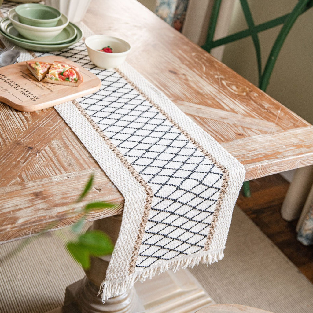 Warm Countryside Fringe Runner
