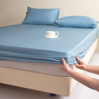 Water Colour Lyocell Fitted Sheet