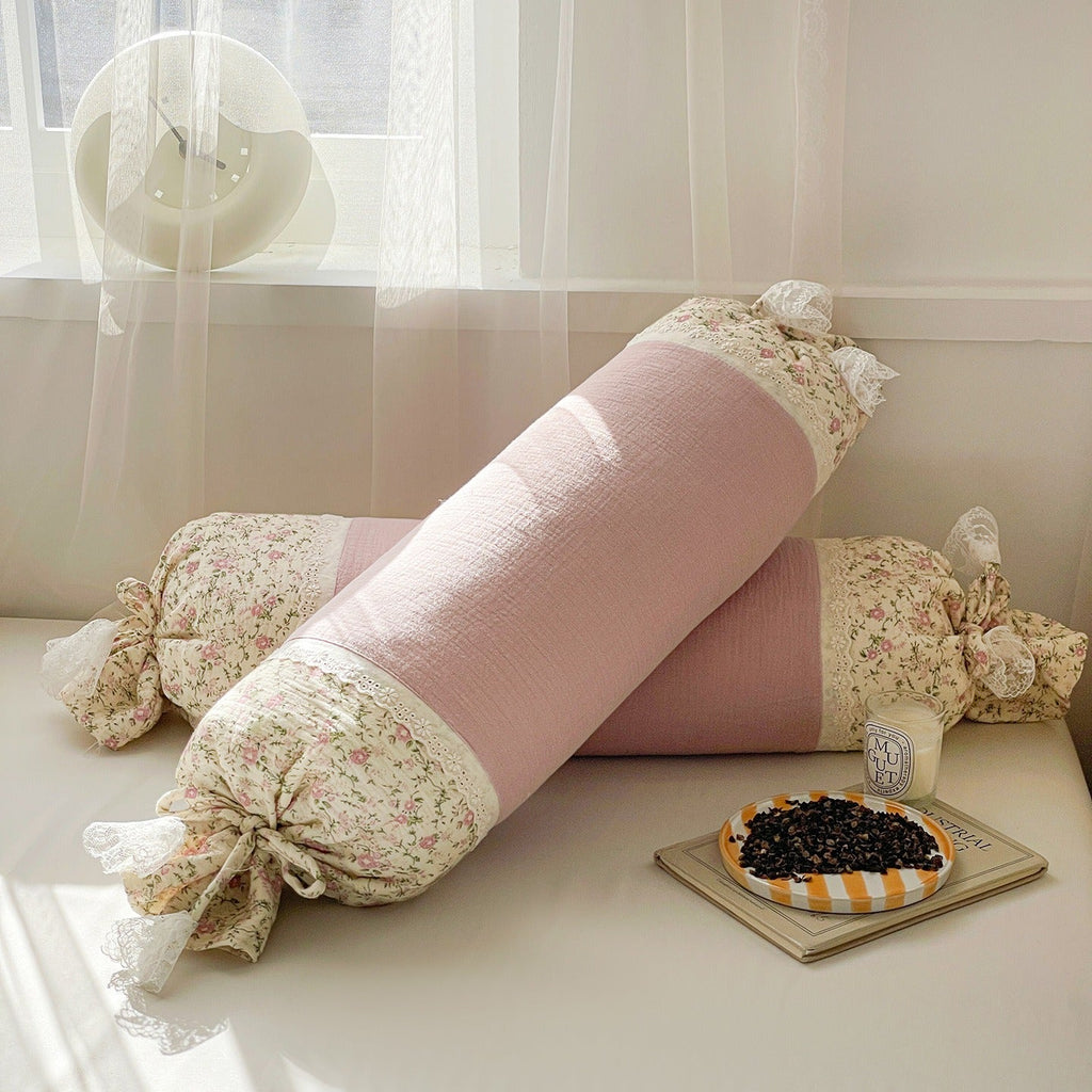 Candy Lace Bolster Pillow