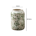 Green Garden Ceramic Vase