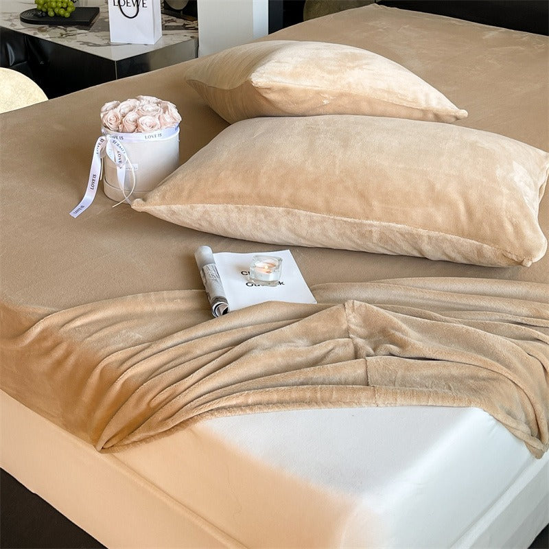 Warm Winter Fleece Fitted Sheet