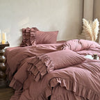 Ruffled Cottage Bedding Set