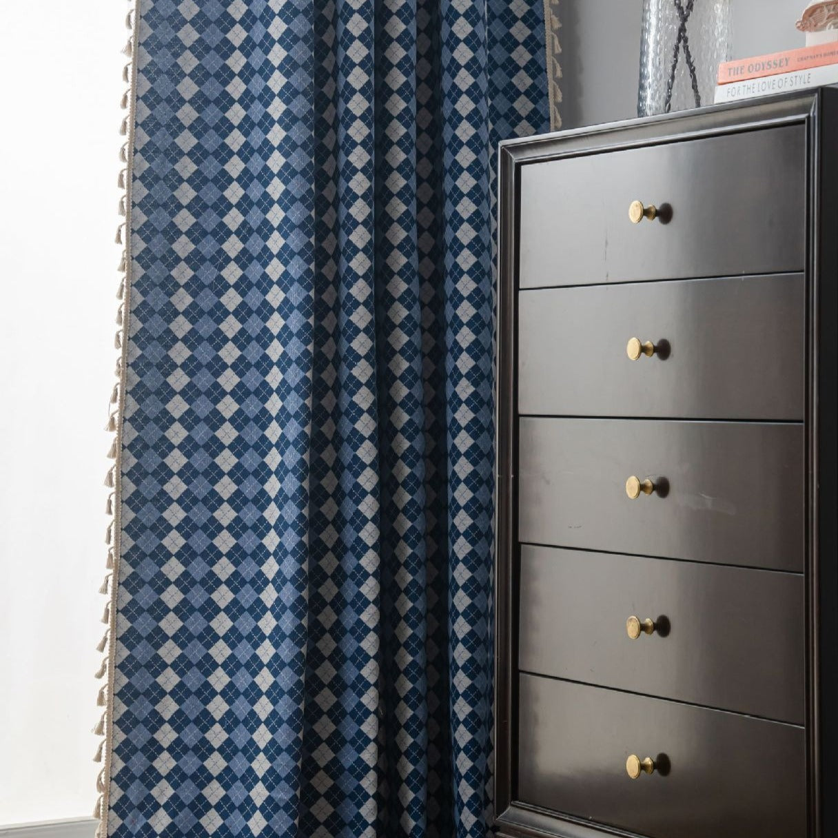 Disco Diamond Tassel Curtain