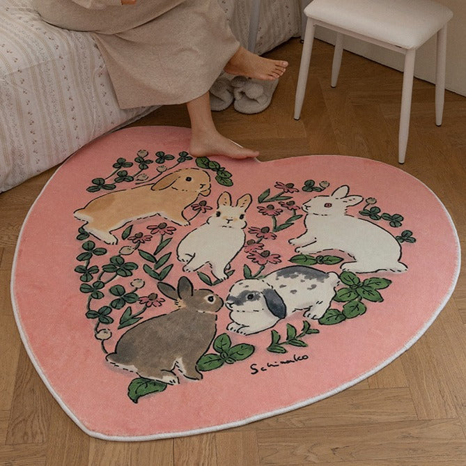 Bunny Party Rug - FINAL SALE