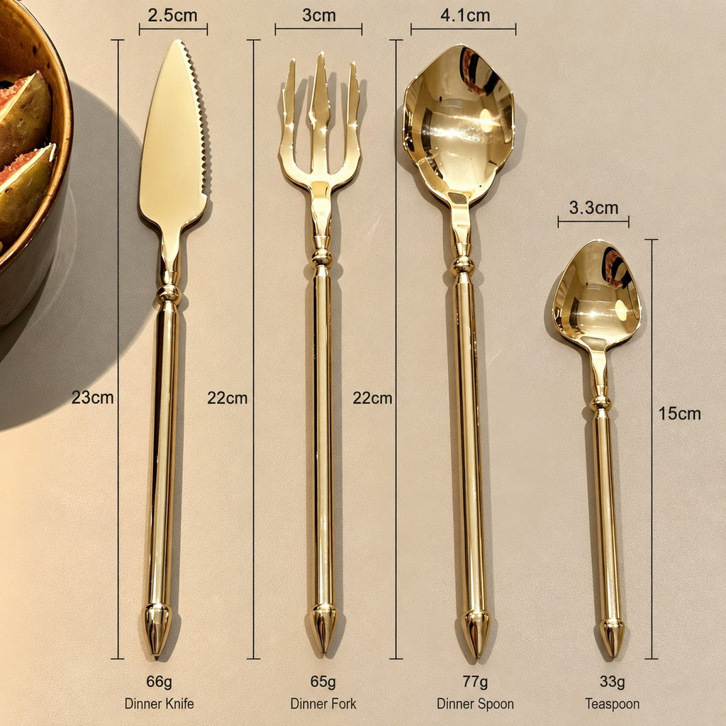 Lou Gold Exclusive Stainless Steel Cutlery Set