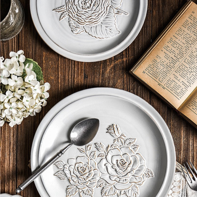 Botanical Embossed Plate