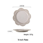 Garland Embossed Ceramic Dinnerware
