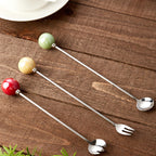 Cute Ball Long Cutlery