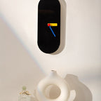 Peaceful Oval Clock