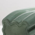 Green Serenity Glass Vase