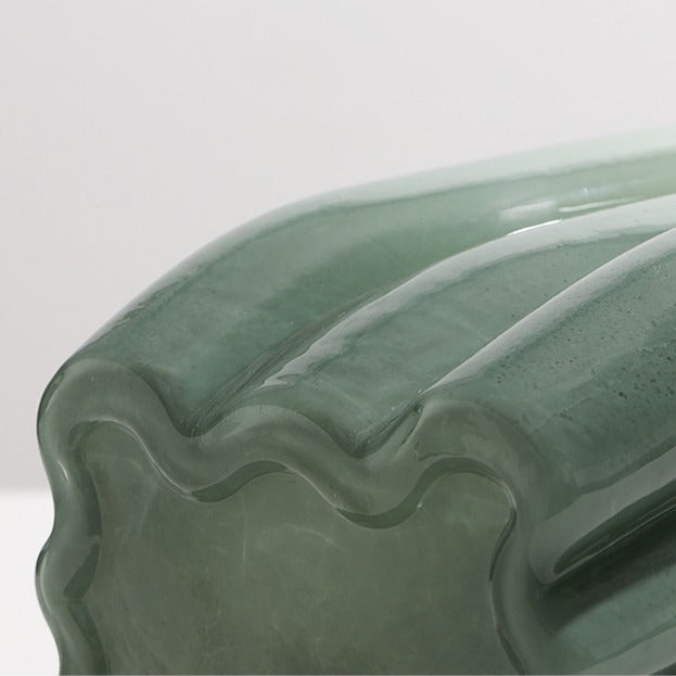 Green Serenity Glass Vase - FINAL SALE