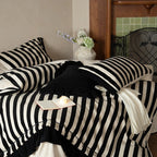 Warm Stripe Plus Bedding Set