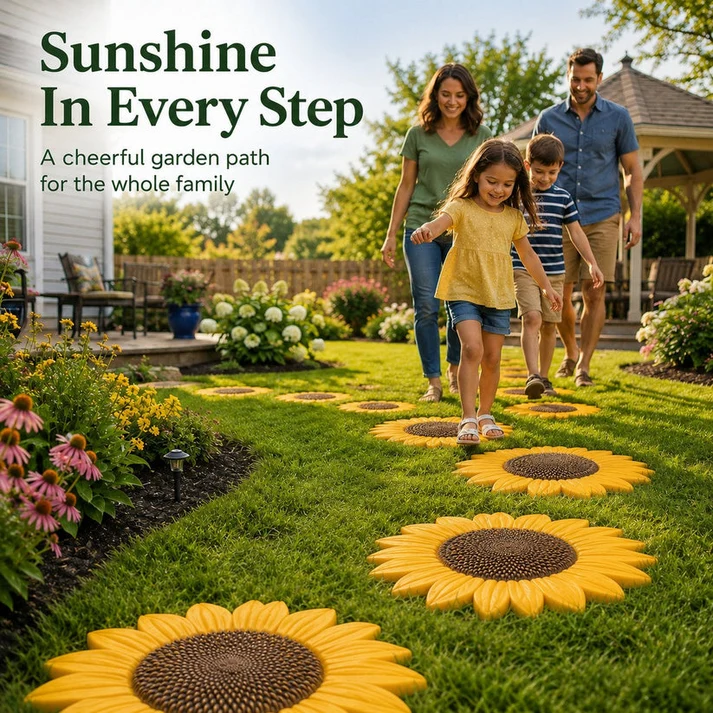 ✨Create Your Own Garden Art - Reusable Mold for Stepping Stones