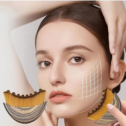 (Buy one, get one free) Lymphatic Contour Face Brush for Jawline & Chin Sculpting