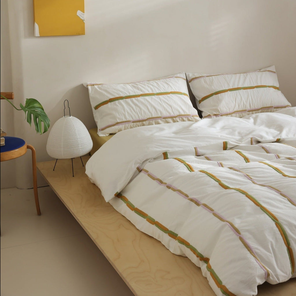 Stripe CleanFit Bedding Set