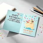 Farting Dog Birthday Card