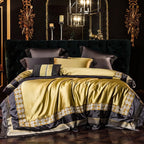 Amarilla Luxury Embroidered Egyptian Cotton Satin Bedding Set