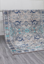 Bastille Light Cream - Blue Rug