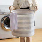 Beach Villa Striped Laundry Basket Set