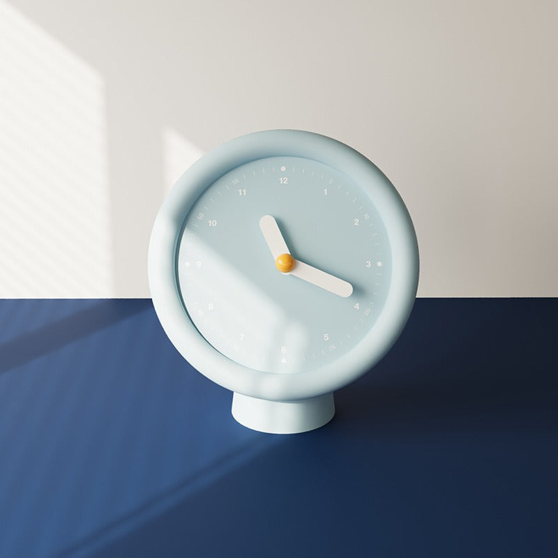 Blue Bubble Desk Clock
