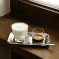 Dessert Time Metal Silver Tray