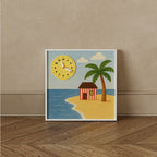 Sunny Beach Wall Clock
