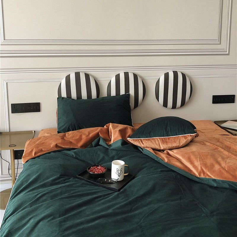 Warm Texture Bedding Set