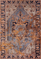 Emperor Terra - Dark Navy Rug