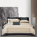 Oline Camel Beige Luxury Egyptian Cotton Bedding Set