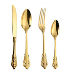 Ducal Gold Forged Stainless Steel Cutlery Set