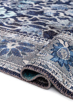 Grandeur Bone - Dark Navy Rug
