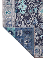 Grandeur Bone - Dark Navy Rug