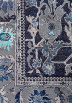 Grandeur Bone - Dark Navy Rug