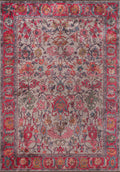 Grandeur Fuchsia - Petrol Rug