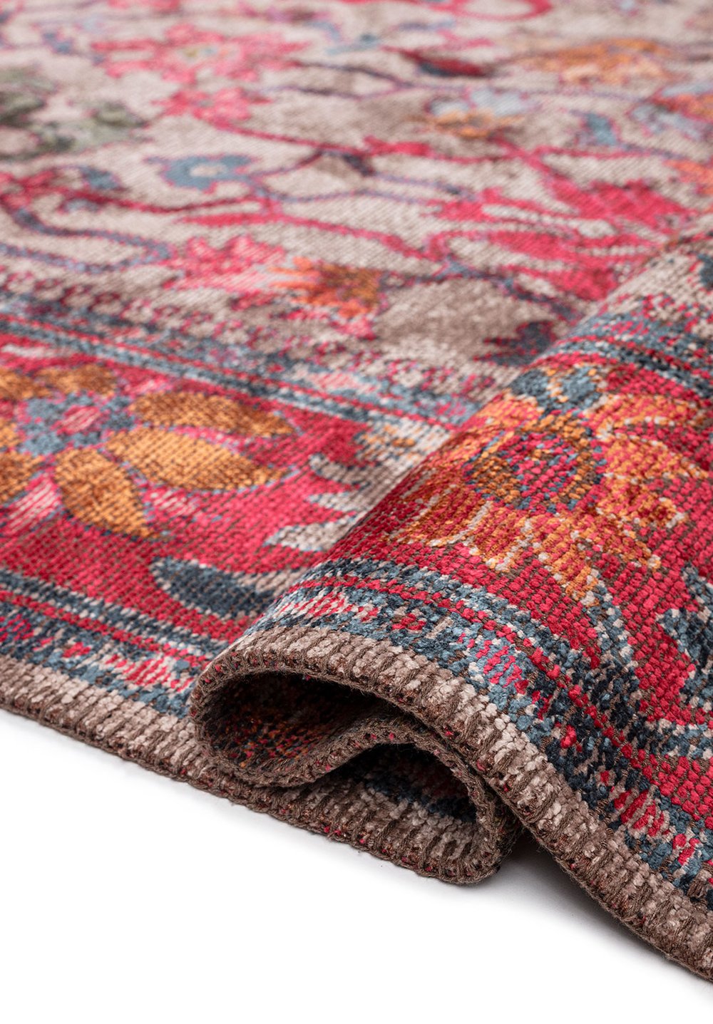 Grandeur Fuchsia - Petrol Rug