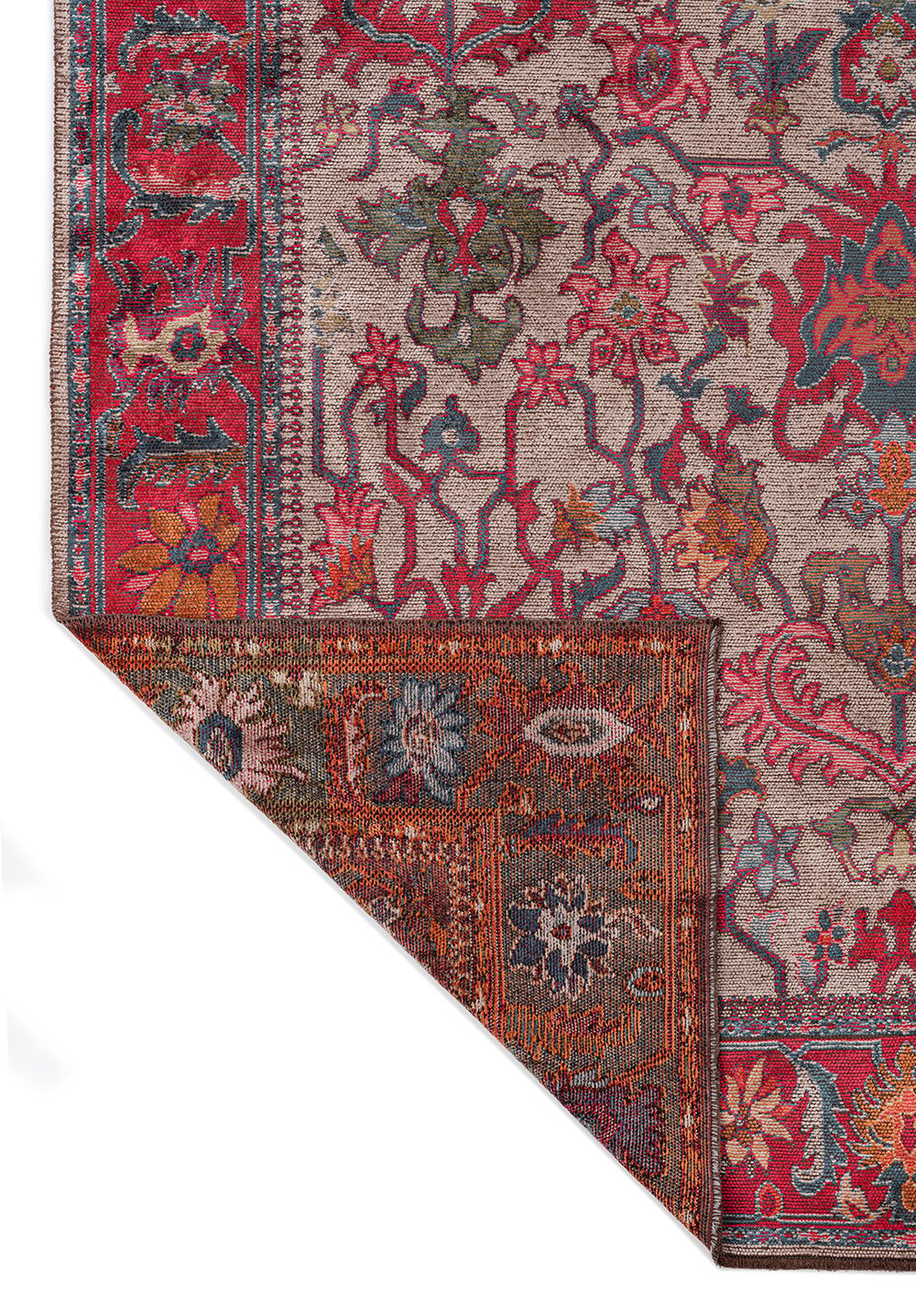 Grandeur Fuchsia - Petrol Rug