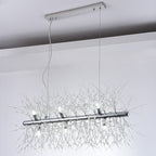 Alice Dandelion Double-Sided Rectangle Crystal Chandelier