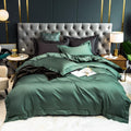 Wendy Mineral Green Solid Egyptian Cotton Bedding Set